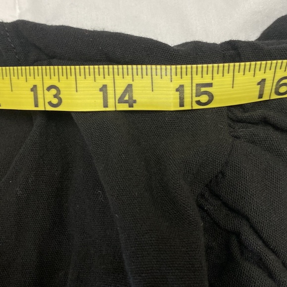 Hecho Mexico True Wrap Crop Top Womens M Sunflower Embroidery Prarie Cottagecore - Picture 10 of 11